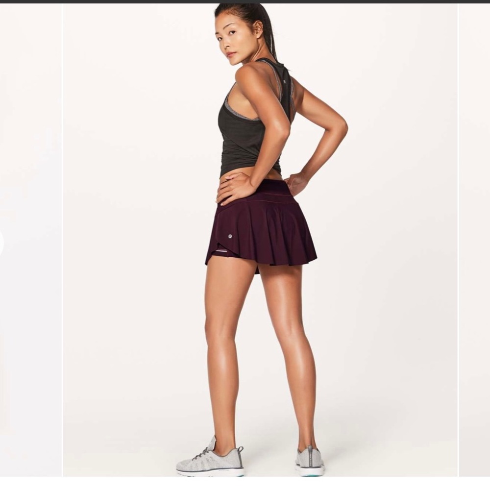 Lululemon"Quick Pace Skirt-(13") Dark Adobe - Picture 16 of 16
